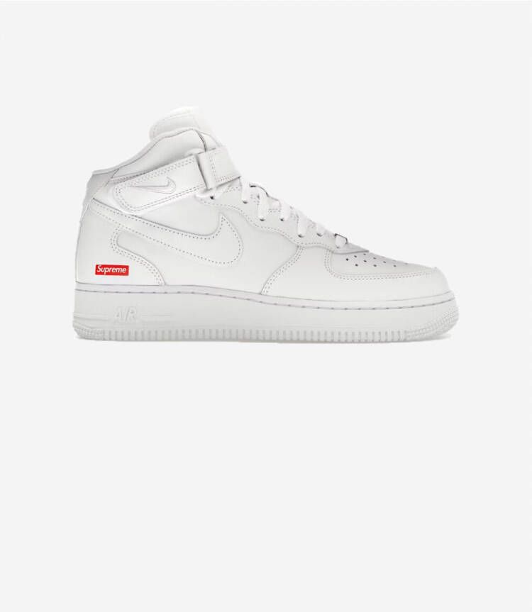 Nike Hoge Sneakers Air Force 1 Mid Supreme White