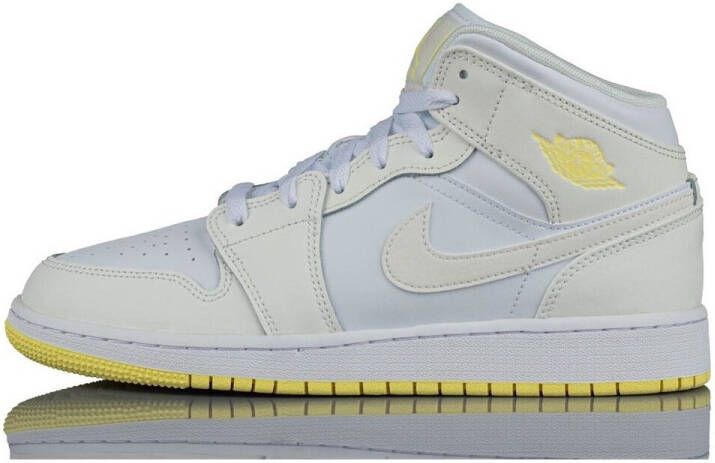 Jordan Air 1 Mid Junior Sail White Light Laser Orange Sail White Light Laser Orange - Foto 3