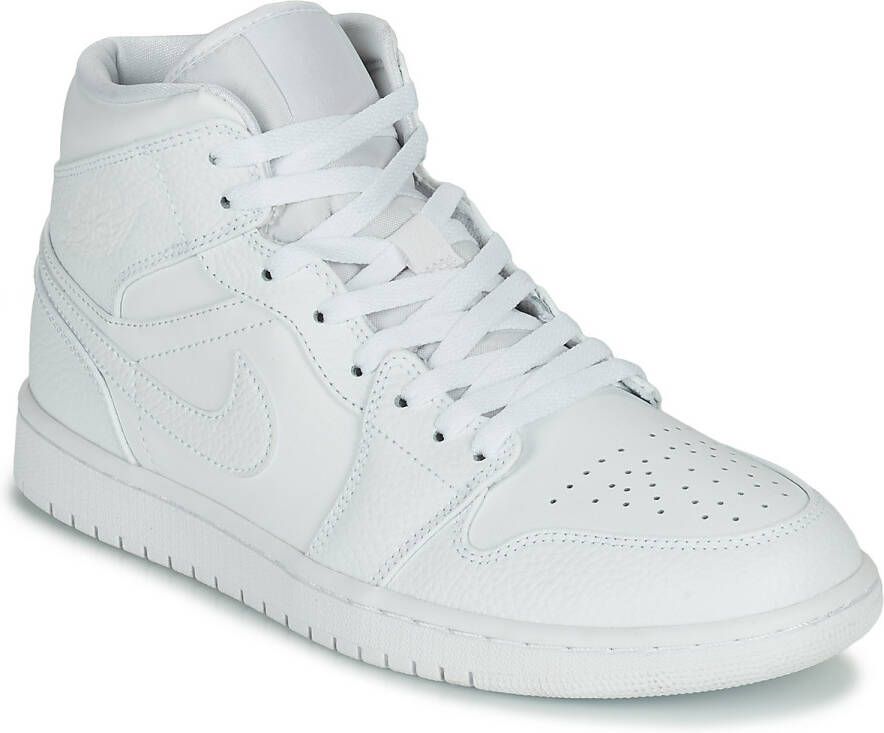 Jordan Air 1 Mid Basketball Schoenen white white white 47.5 beschikbare maaten:41 42.5 43 44.5 45 46 47.5 45.5 - Foto 8