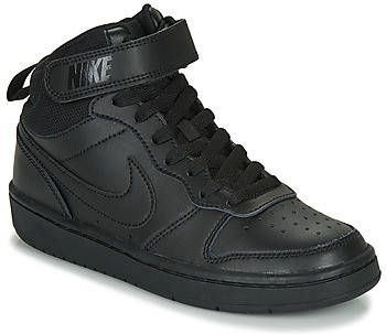 Nike Court Borough Mid 2 Zwart Sneakers Hoog