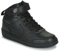 Nike Court Borough Mid 2 Zwart Sneakers Hoog - Zwart