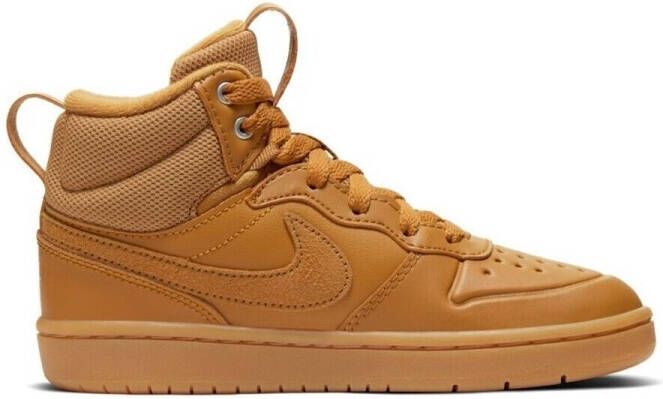 Nike court borough boot 2 sneakers bruin kinderen
