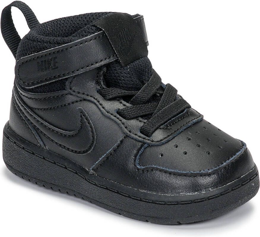 Nike Court Borough Mid 2 schoenen voor baby's peuters Zwart - Foto 4