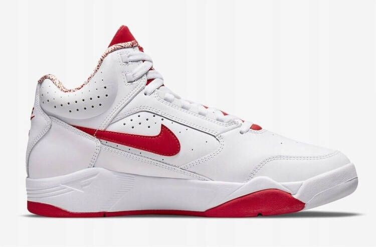 Nike Air Flight Lite Mid Herenschoen White University Red Heren - Foto 5