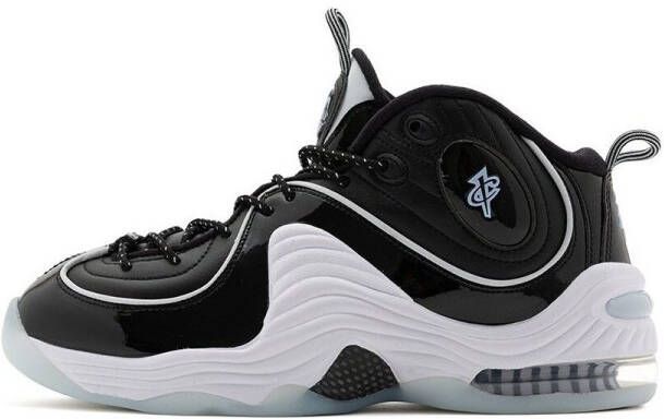 Nike Air Penny 2 Black Patent Football Grey DV0817-001 ZWART Schoenen - Foto 3