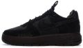 Nike Lage Sneakers Baskets Air Force 1 Wild cuir - Zwart