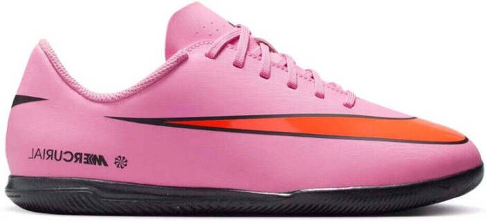 Nike Jr. Mercurial Vapor 16 Club low-top zaalvoetbalschoenen voor kleuters kids Roze - Foto 5