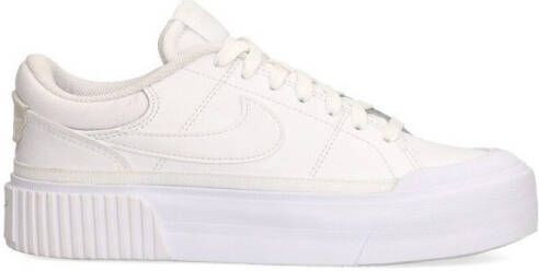 Nike Legacy Lift Lage Sneaker Wit Zwart Oranje White Dames - Foto 13