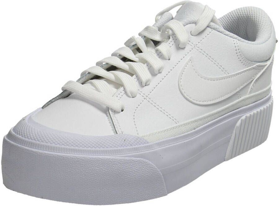 Nike Legacy Lift Lage Sneaker Wit Zwart Oranje White Dames - Foto 15