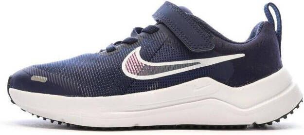 Nike Downshifter 12 Next Nature hardloopschoenen donkerblauw blauw wit kids - Foto 2