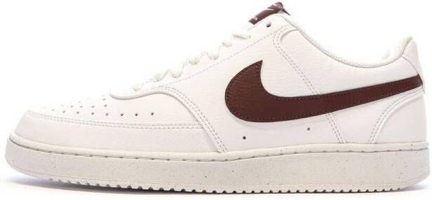Nike Court Vision Low White-Burgundy Crush - Foto 2