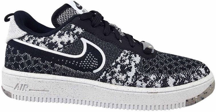 Nike Air Force 1 Low Crater Flyknit Sneakers Schoenen Zwart Doos zonder deksel
