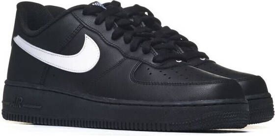 Nike Herenschoenen Air Force 1 '07 Black Black White- Heren Black Black White - Foto 4