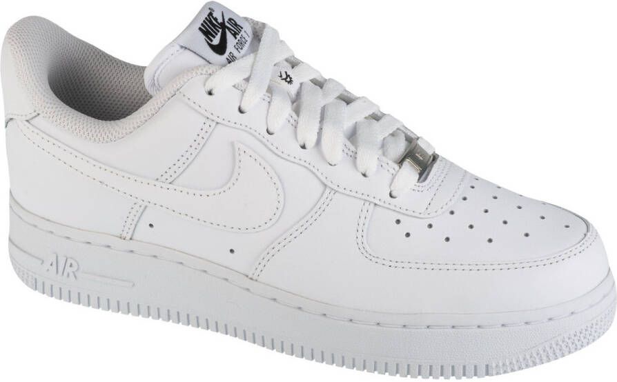 Nike Air Force Sneakers Dames Wit Leer Textil - Foto 6