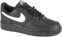 Nike Air Force Heren Schoenen Zwart Maat: 42.5 Leer Foot Locker - Thumbnail 2
