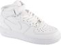 Nike Air Force 1 Mid basisschool Schoenen White Leer Textil Foot Locker - Thumbnail 3