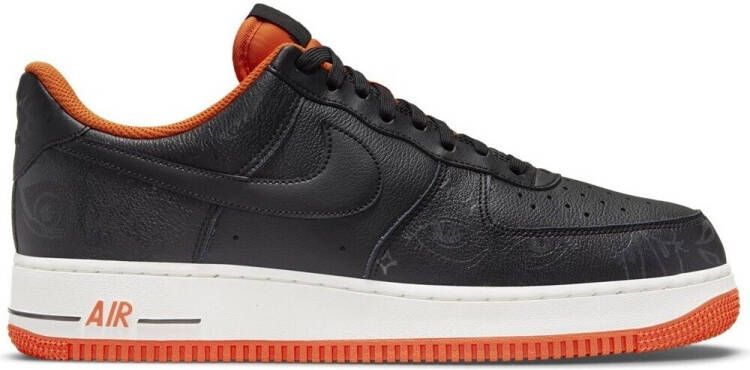 Nike Air Force 1 PRM DC8891 001 Zwart Oranje 42.5 - Foto 3