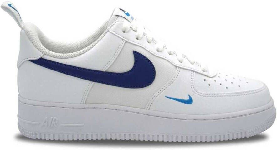 Nike Lage Sneakers Air Force 1 '07 'White Deep Royal Blue'