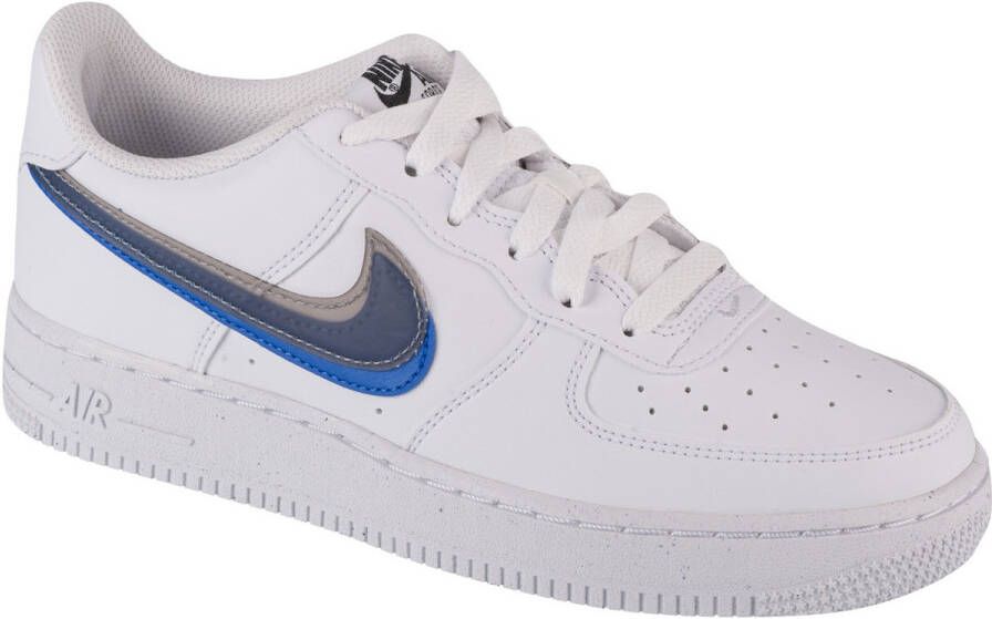 Nike Air Force 1 Impact Next Nature (gs) Basketball Schoenen white black hyper royal summit white maat: 38 beschikbare maaten:38