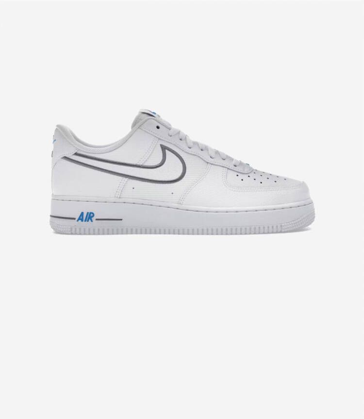 Nike Lage Sneakers Air Force 1 Low Cool Grey Photo Blue