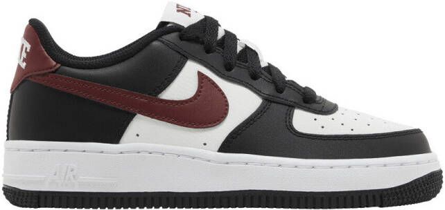 Nike Lage Sneakers Air Force 1 Low White Dark Team Red (GS)