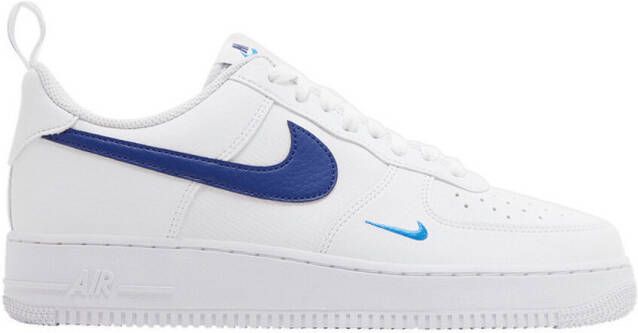 Nike Lage Sneakers Air Force 1 Low White Light Photo Blue Deep Royal Blue