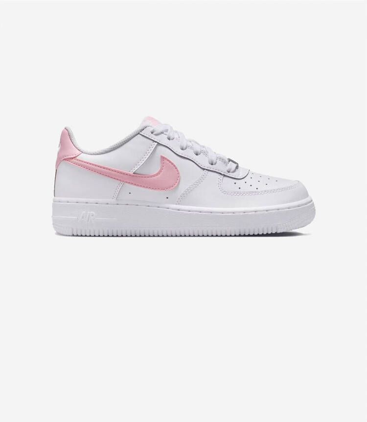 Nike Lage Sneakers Air Force 1 Low White Medium Soft Pink (GS)