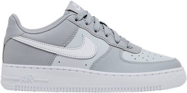 Nike Lage Sneakers Air Force 1 Wolf Grey Pure Platinum White (GS)
