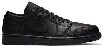 Jordan AIR 1 Low Heren Sneakers Sportschoenen Schoenen Zwart 553558