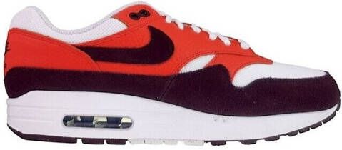 Nike Herenschoenen Air Max 1 Summit White Picante Red Burgundy Crush- Heren Summit White Picante Red Burgundy Crush - Foto 3
