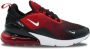 Nike Lage Sneakers Air Max 270 Gym Red Black - Thumbnail 1