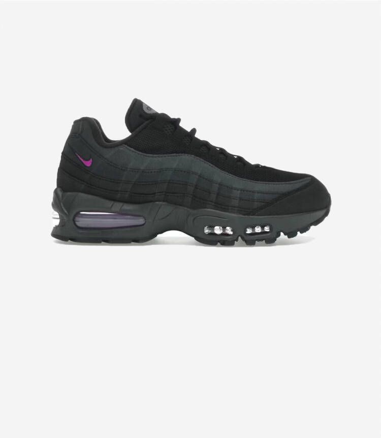 Nike Lage Sneakers Air Max 95 OG Big Bubble Black Vivid Purple