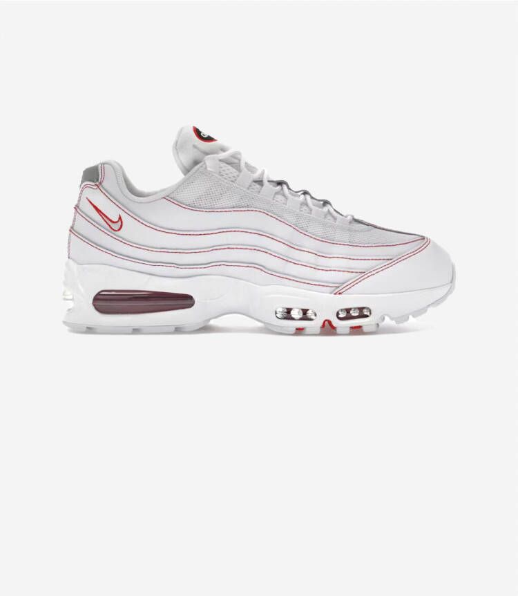 Nike Lage Sneakers Air Max 95 OG Big Bubble White University Red