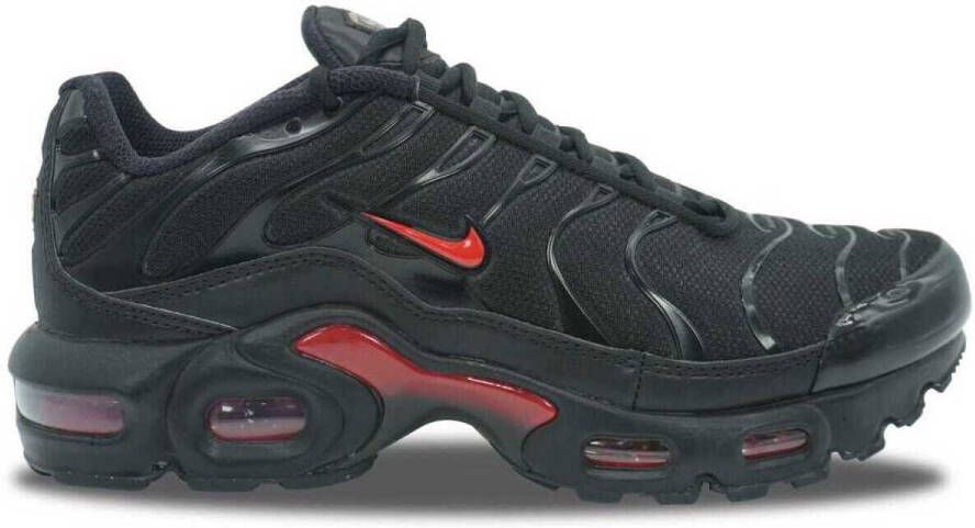 Nike Lage Sneakers Air Max Plus Black University Red