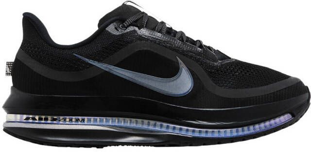 Nike Lage Sneakers Air Zoom Pegasus Premium Black Metallic Silver