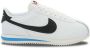 Nike Lage Sneakers Cortez Leather White Black - Thumbnail 11