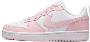 Nike court borough low 2 se1 sneakers wit roze kinderen - Foto 3