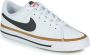 Nike Court Legacy Schoenen White Black Desert Ochre Gum Light Brown Kinderen - Thumbnail 3