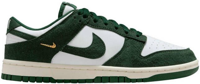 Nike Lage Sneakers Dunk Low Gorge Green Gold Mini Swoosh (Women's)