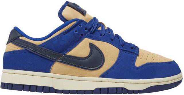 Nike Lage Sneakers Dunk Low LX Blue Suede (Women's)