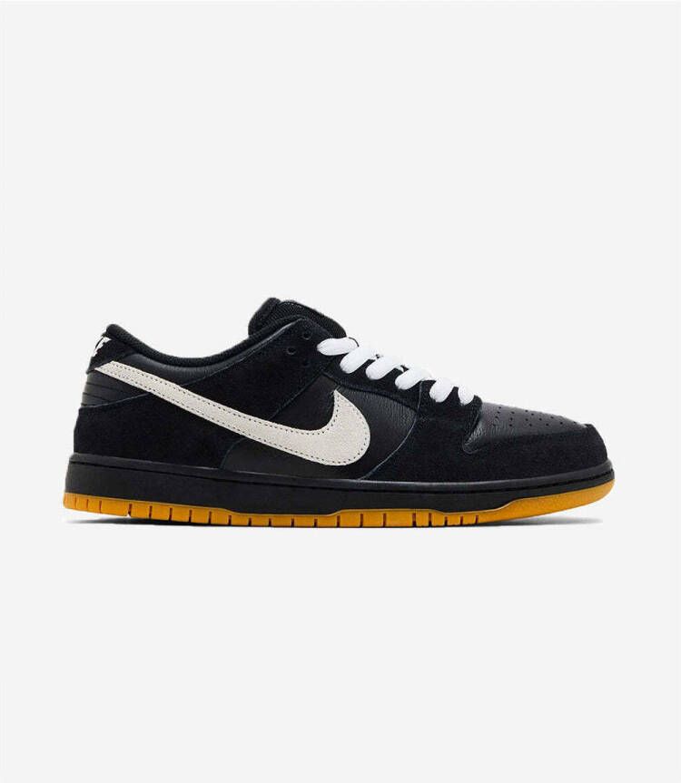 Nike Lage Sneakers Dunk Low Pro SB Black White Gum