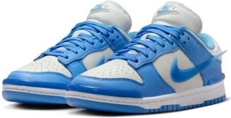 Nike Dunk Low Twist Dames Sneakers Blauw Wit - Foto 3