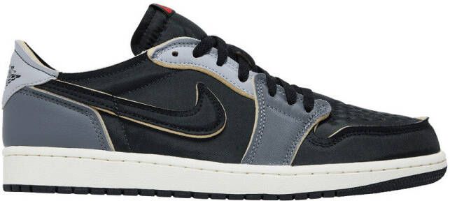 Nike Lage Sneakers Jordan 1 Low OG EX Black Smoke Grey