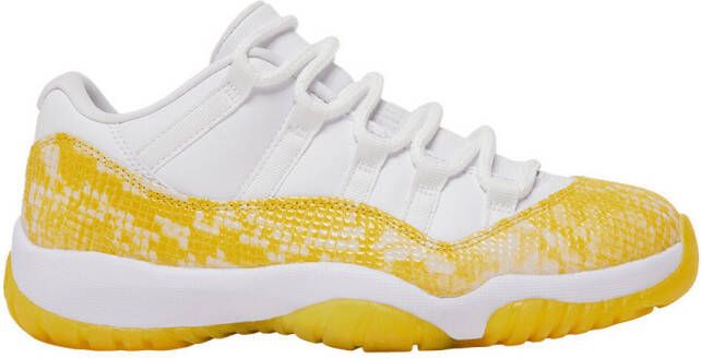 Nike Lage Sneakers Jordan 11 Retro Low Yellow Snakeskin (Women's)