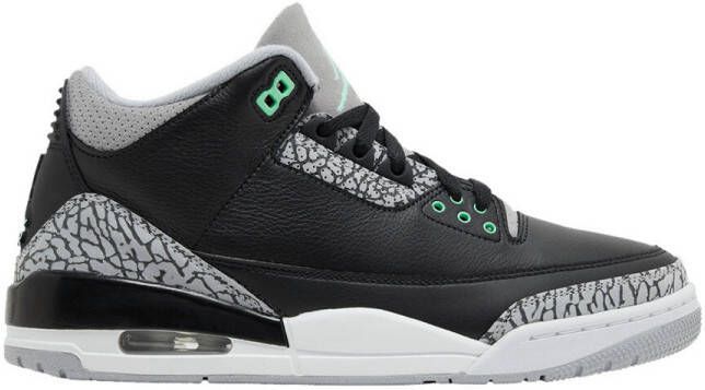 Nike Lage Sneakers Jordan 3 Retro Green Glow
