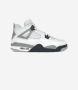 Nike Lage Sneakers Jordan 4 Retro White Ce t (2025) (GS) - Thumbnail 2