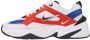 Nike Lage Sneakers M2k Tekno Summit White Black Team Orange - Thumbnail 2