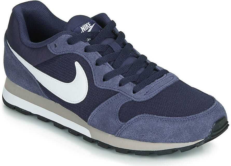 Nike MD Runner 2 Sneakers Heren Midnight Navey White-Wolf Grey - Foto 4