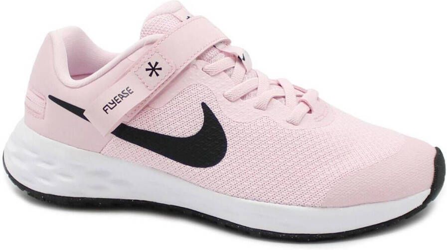 Nike Revolution 6 FlyEase Eenvoudig aan en uit te trekken hardloopschoenen voor kids (straat) Roze - Foto 2