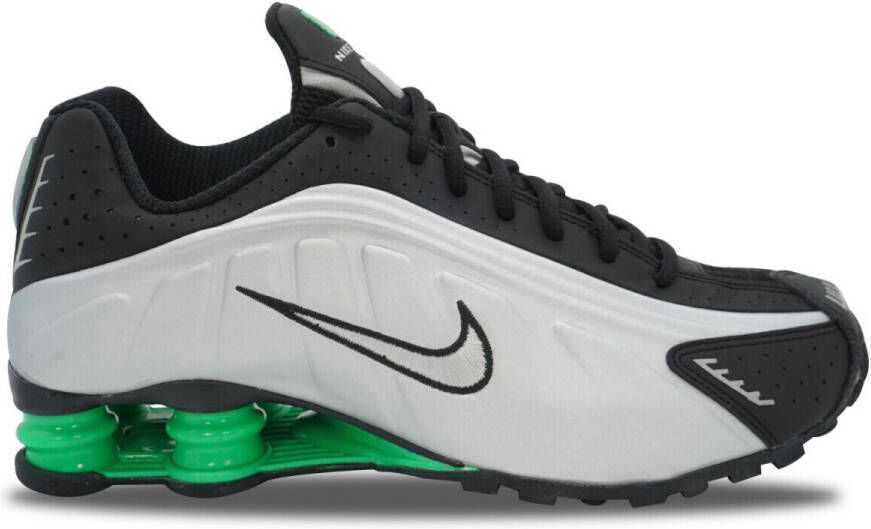 Nike Lage Sneakers Shox R4 Metallic Silver Green